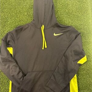 Nike Black and Yellow Hoodie